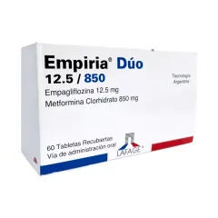 Empiria Duo 12.5 mg / 850 mg Empagliflozina / Metformina