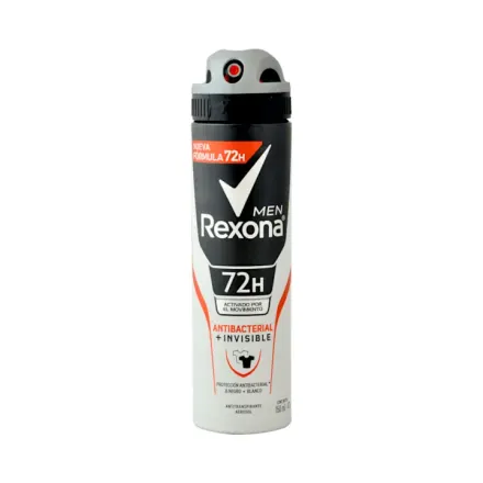 Rexona Men Antibacterial + Invisible Aerosol x 150 ml