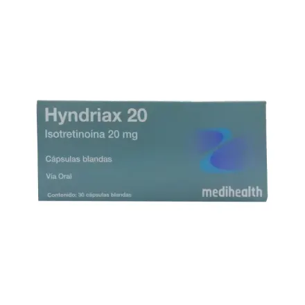 Hyndriax 20 mg Isotretinoina "Hidriax" "Hindriax"