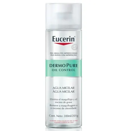 Euceri Dermo Pure Oil Control Agua Micelar x 200 ml