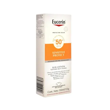 Eucerin Protector Solar Sensitive Protect 50+ Textura Muy Ligera x 150 ml