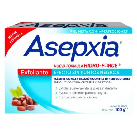 Asepxia Jabon Exfoliante x 100 g