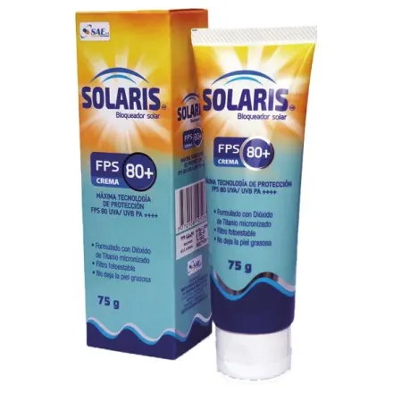 Solaris Spf 80+ Crema x 75 g Protector Solar