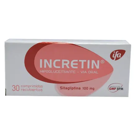 Incretin 100 mg Sitagliptina