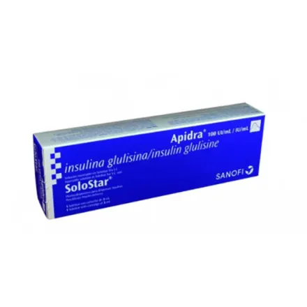 Apidra Solostar 100 ui / ml x 1 Pen Insulina Glulisina