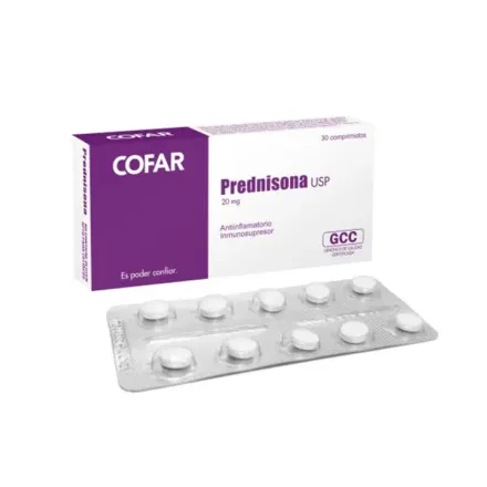 Prednisona 20 mg Cofar GN