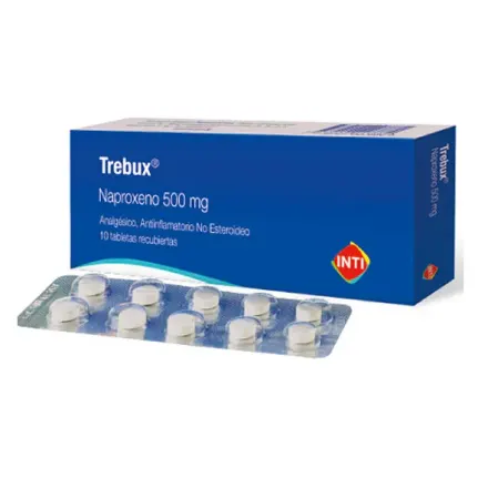 Trebux 500 mg Naproxeno