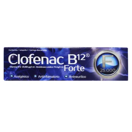 Clofenac B12 Forte Iny Im x 1 Amp+jeringa