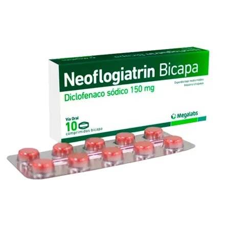 Neoflogiatrin Bicapa 150 mg Diclofenaco