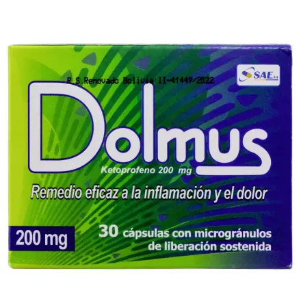 Dolmus 200 mg Ketoprofeno