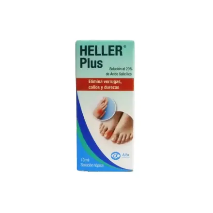 Heller Plus Solucion Topica x 10 ml Acido Salicilico