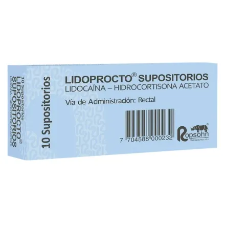 Lidoprocto Supositorios