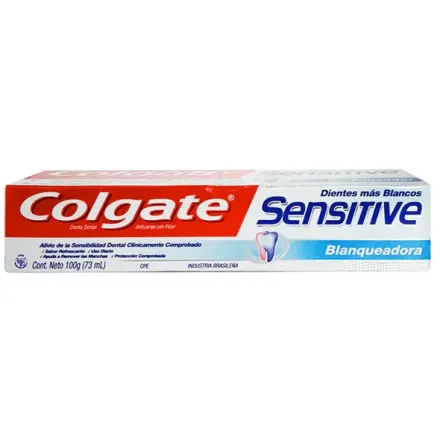 Colgate Crema Dental Sensitive Blanqueador x 100 g