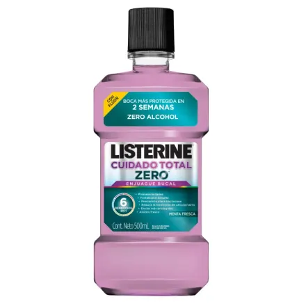 Listerine Cuidado Total Zero x 500 ml