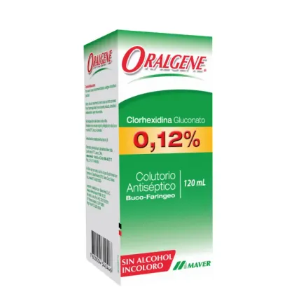 Oralgene 0,12% Solucion x 120 ml Clorhexidina