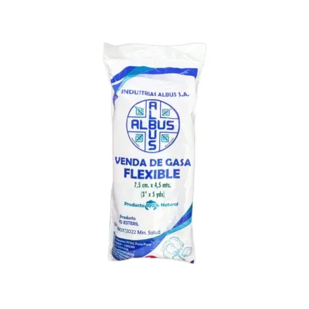Venda De Gasa Albus 7.5 Cm x 4.5 M