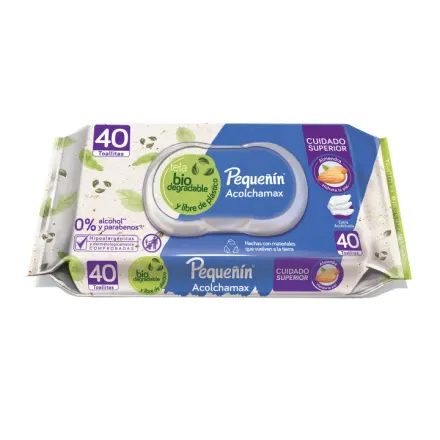 Pequeñin Toallitas Humedas Acolchamax x Paq 40 Unidades