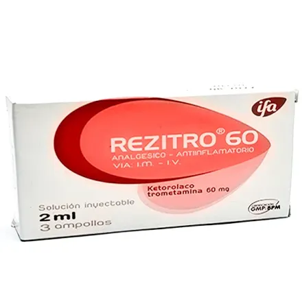 Rezitro 60 mg /2 ml Iny Im/Iv