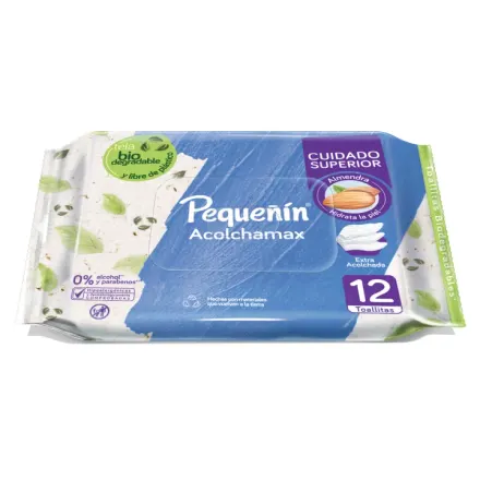 Pequeñin Toallitas Humedas Acolchamax x 12 Unidades