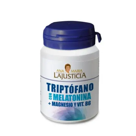 Ana Maria La Justicia Triptofano Con Melatonina + mg + Vit B6 x Frasco (60)