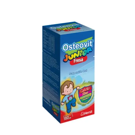 Osteovit Junior Fresa Suspension x 180 ml