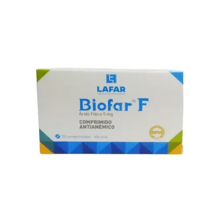 Biofar F 5 mg Acido Folico