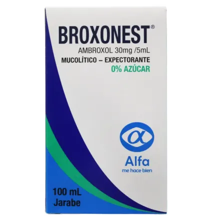 Broxonest 30 mg / 5 ml Suspension x 100 ml Ambroxol