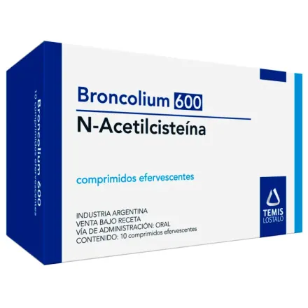Broncolium 600 mg Efervescente Acetilcisteina