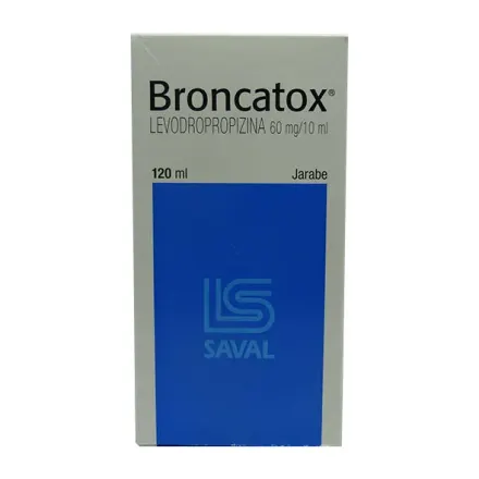 Broncatox 60 mg / 10 ml Jarabe x 120 ml Levodropropizina