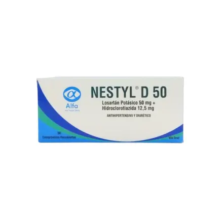 Nestyl D 50 mg / 12.5 mg Losartan / Hidroclorotiazida