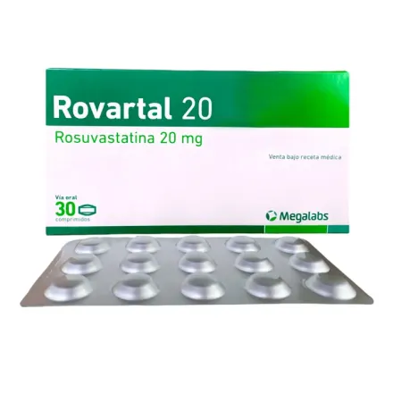 Rovartal 20 mg Rosuvastatina