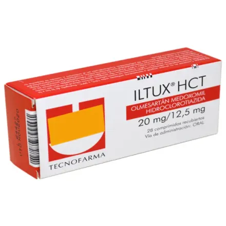 Iltux Hct 20 mg/12.5 mg Olmesartan / Hidroclorotiazida