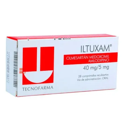 Iltuxam 40 mg / 5 mg Olmesartan / Amlodipino