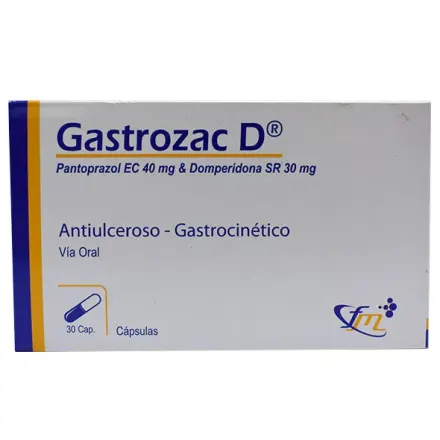 Gastrozac D 40 mg / 30 mg Pantoprazol / Domperidona