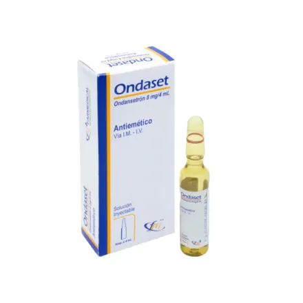 Ondaset 8 mg/4 ml Iny Im/Iv x 1 amp Ondansetron