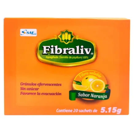 Fibra Natural Fibraliv Semilla De Psyllium
