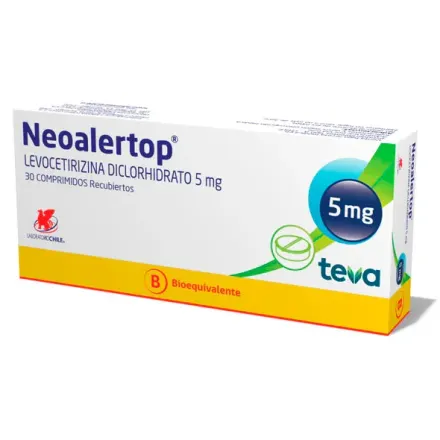 Neoalertop 5 mg Levocetirizina
