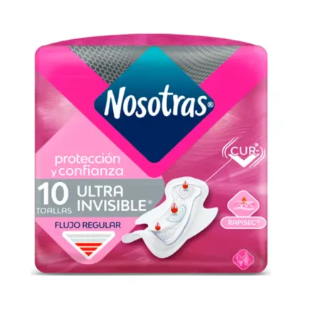 Nosotras Ultra Invisible Cubierta Rapisex x Paq (10)