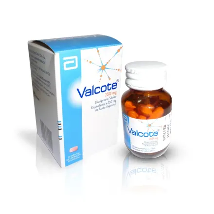 Valcote 250 mg comprimido x Frasco (30)