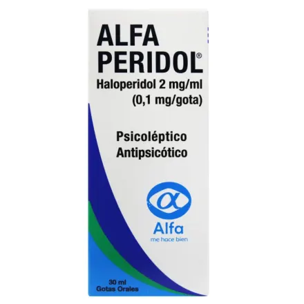 Alfa Peridol 2 mg / ml Solucion Oral x 30 ml Haloperidol