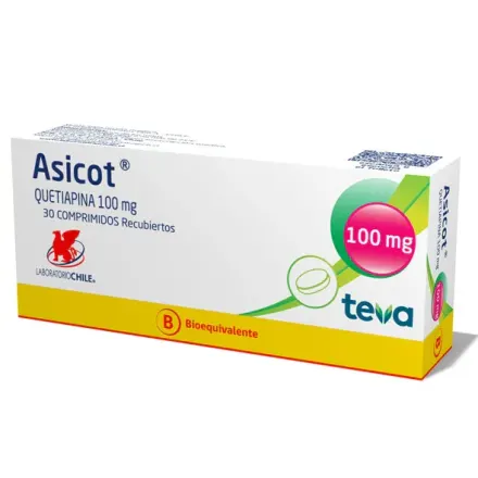 Asicot 100 mg Quetiapina