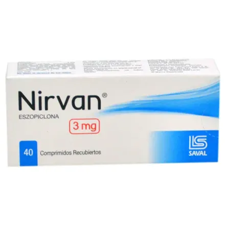 Nirvan 3 mg Eszopiclona
