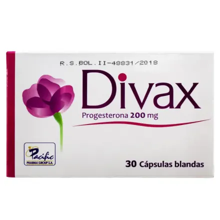 Divax 200 mg Progesterona
