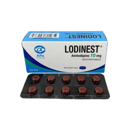 Lodinest 10 mg Amlodipino