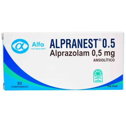 Alpranest 0.5 mg Alprazolam Psico