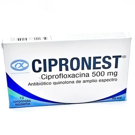 Cipronest 500 mg Ciprofloxacina