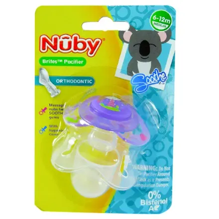 Nuby Pacificador Ortodontico 6-12 M Medium Lc5829m x 1 Pieza
