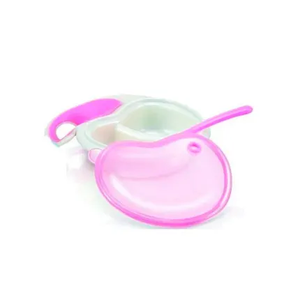 Nuby Set Platito + Cuchara 4m+ Lc5312 x 1 Pieza