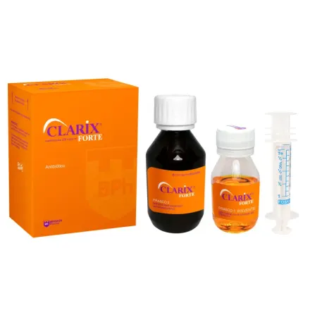 Clarix Forte 250 mg / 5 ml Suspension x 80 ml Claritromicina