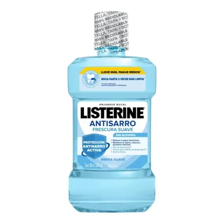 Listerine Antisarro Sin Alcohol x 500 ml